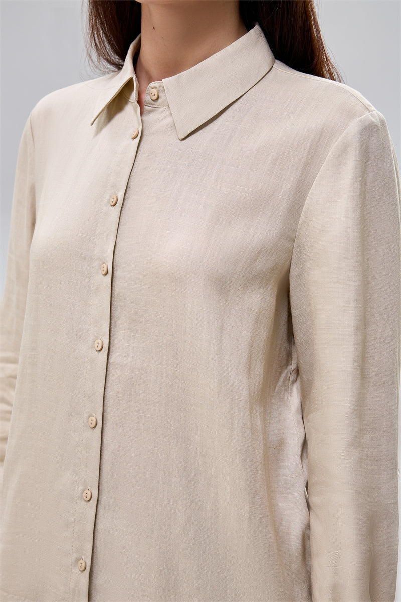 قميص كلاسيك بأزرار أمامية