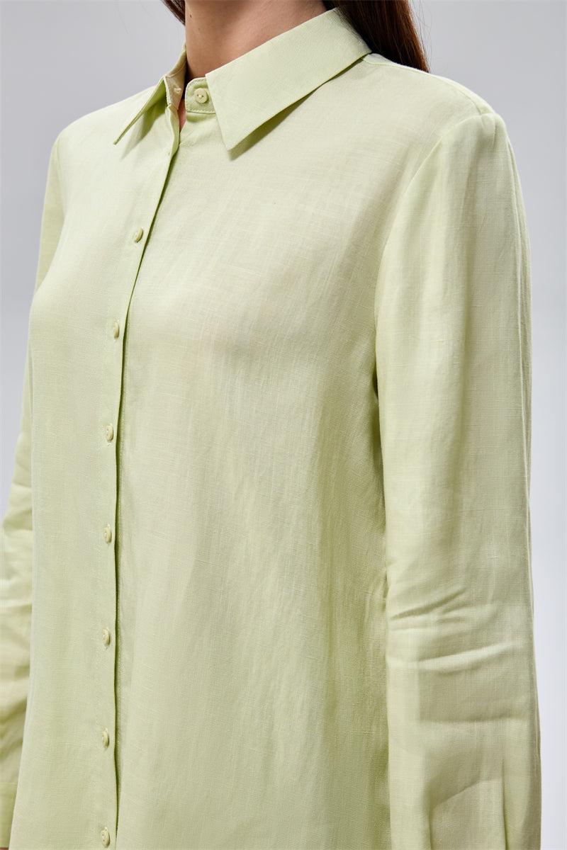 قميص كلاسيك بأزرار أمامية