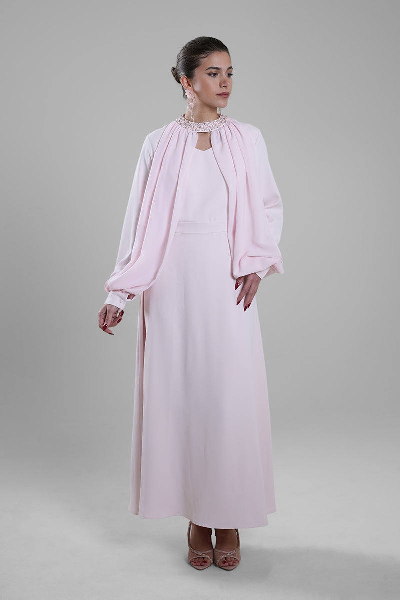 فستان ماكسي بكتف واحد