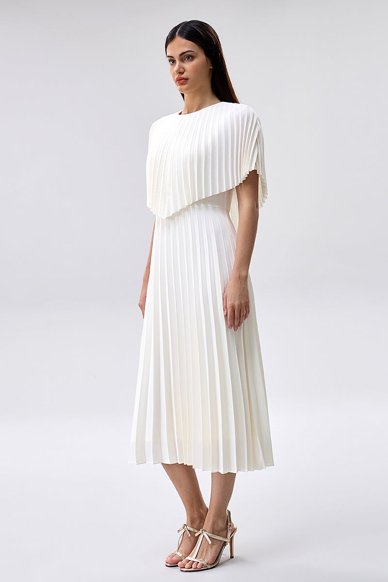 فستان بليسيه مع طبقة علوية