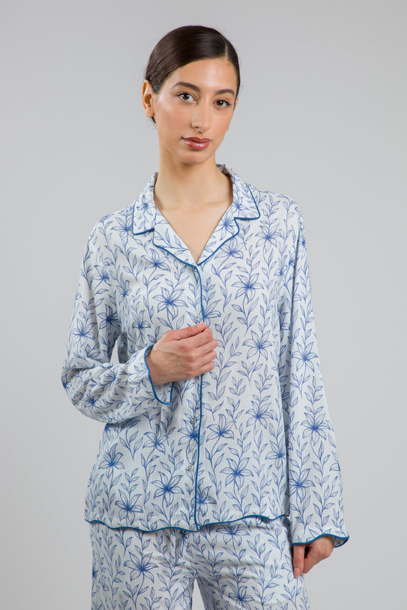 Floral Pyjama Shirt