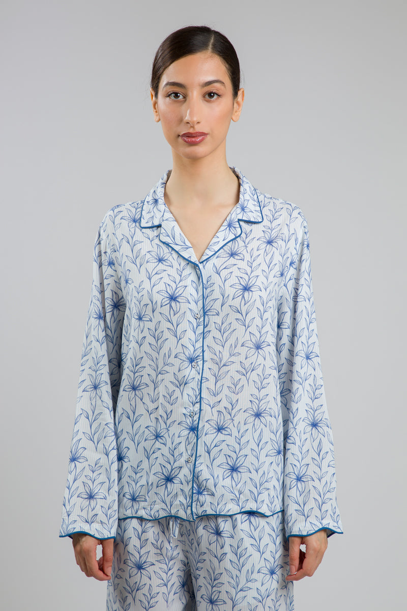 Floral Pyjama Shirt