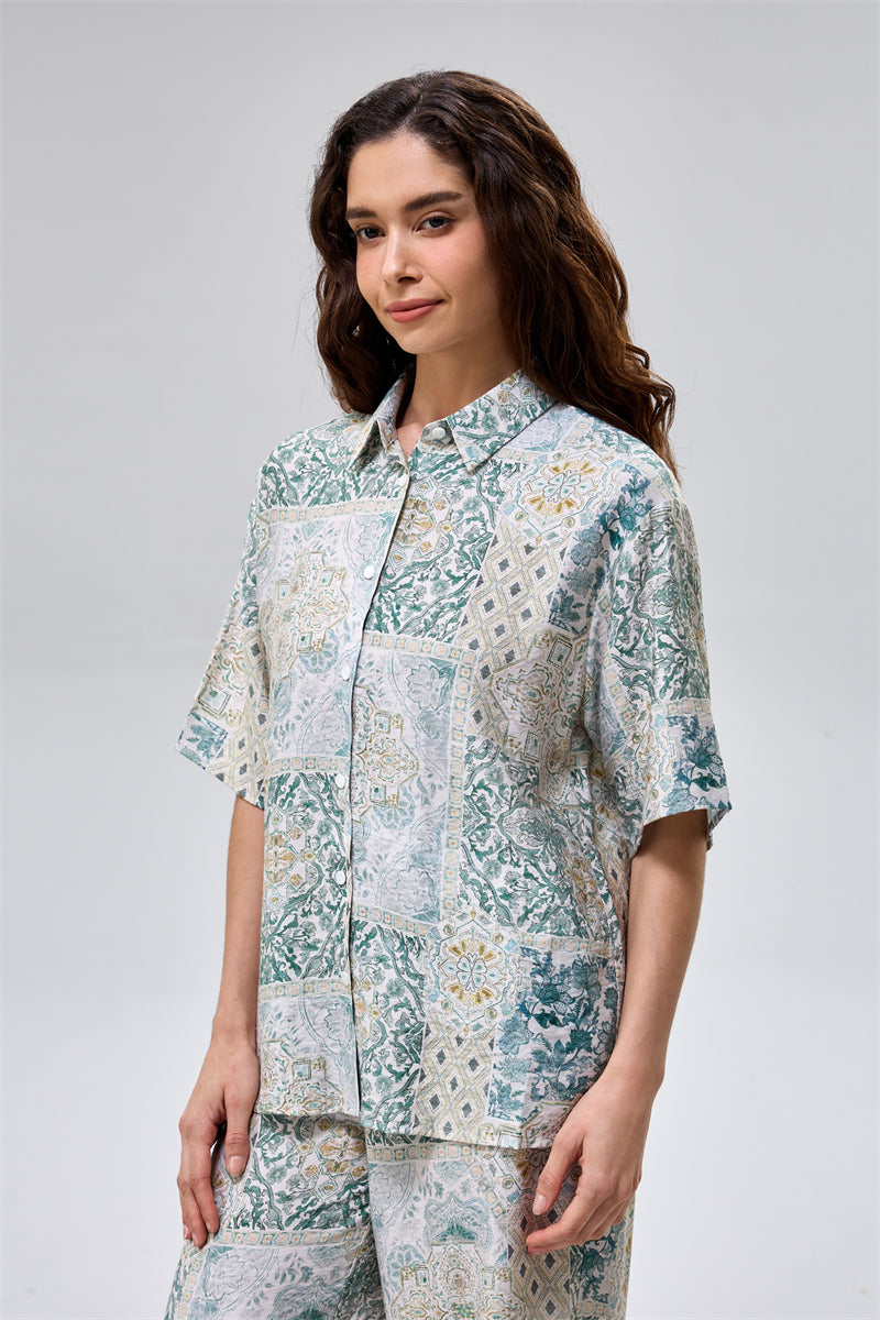 Printed Short Sleeve Shirt