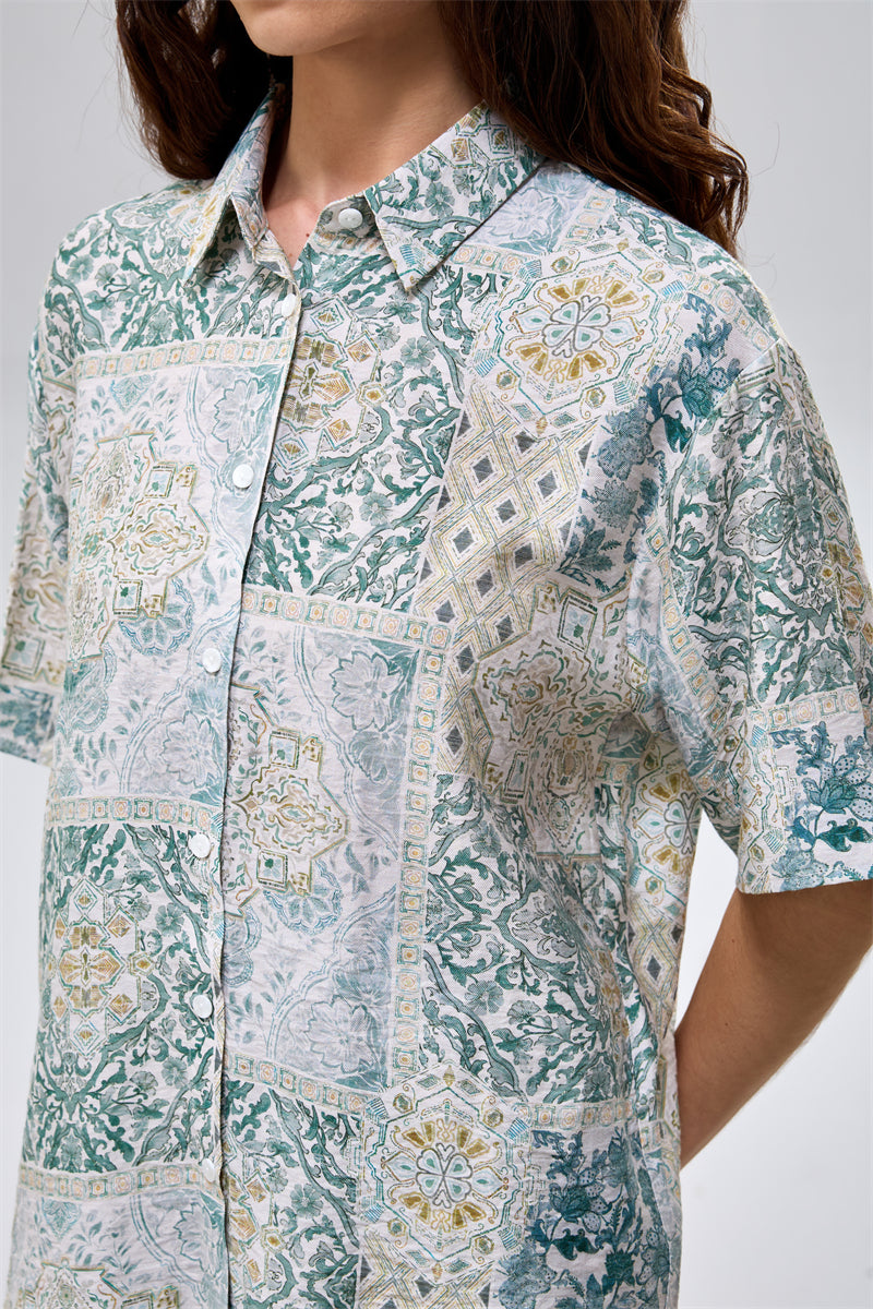 Printed Short Sleeve Shirt
