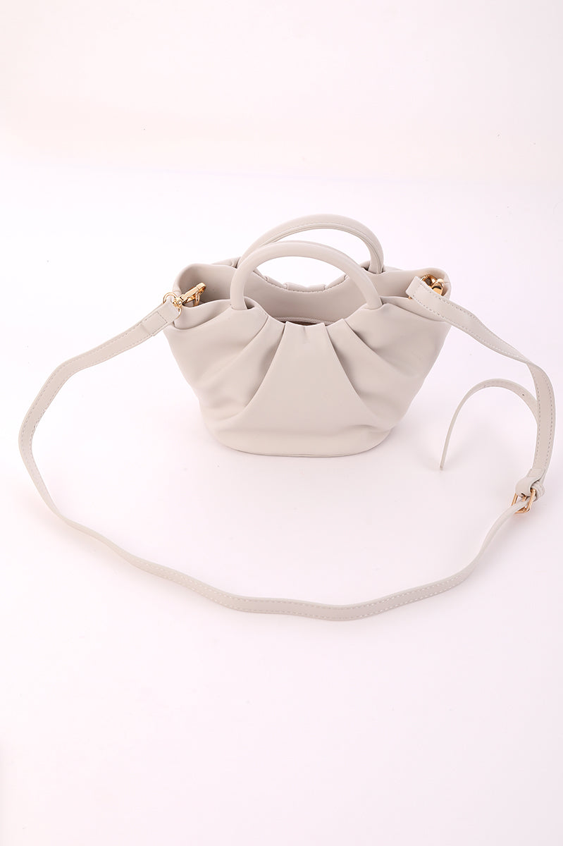 Ruched Handle Crossbody Bag