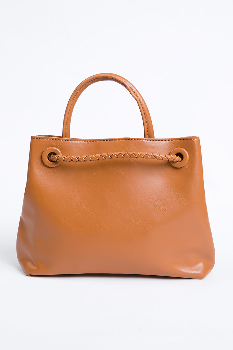 Braided Strap Tote Bag