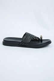 Woven Toe Ring Slides