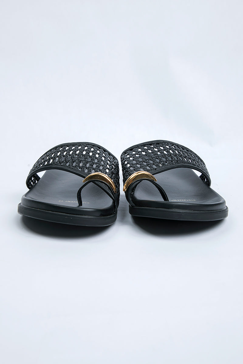Woven Toe Ring Slides