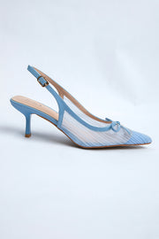 Bow Detail Slingback Heels
