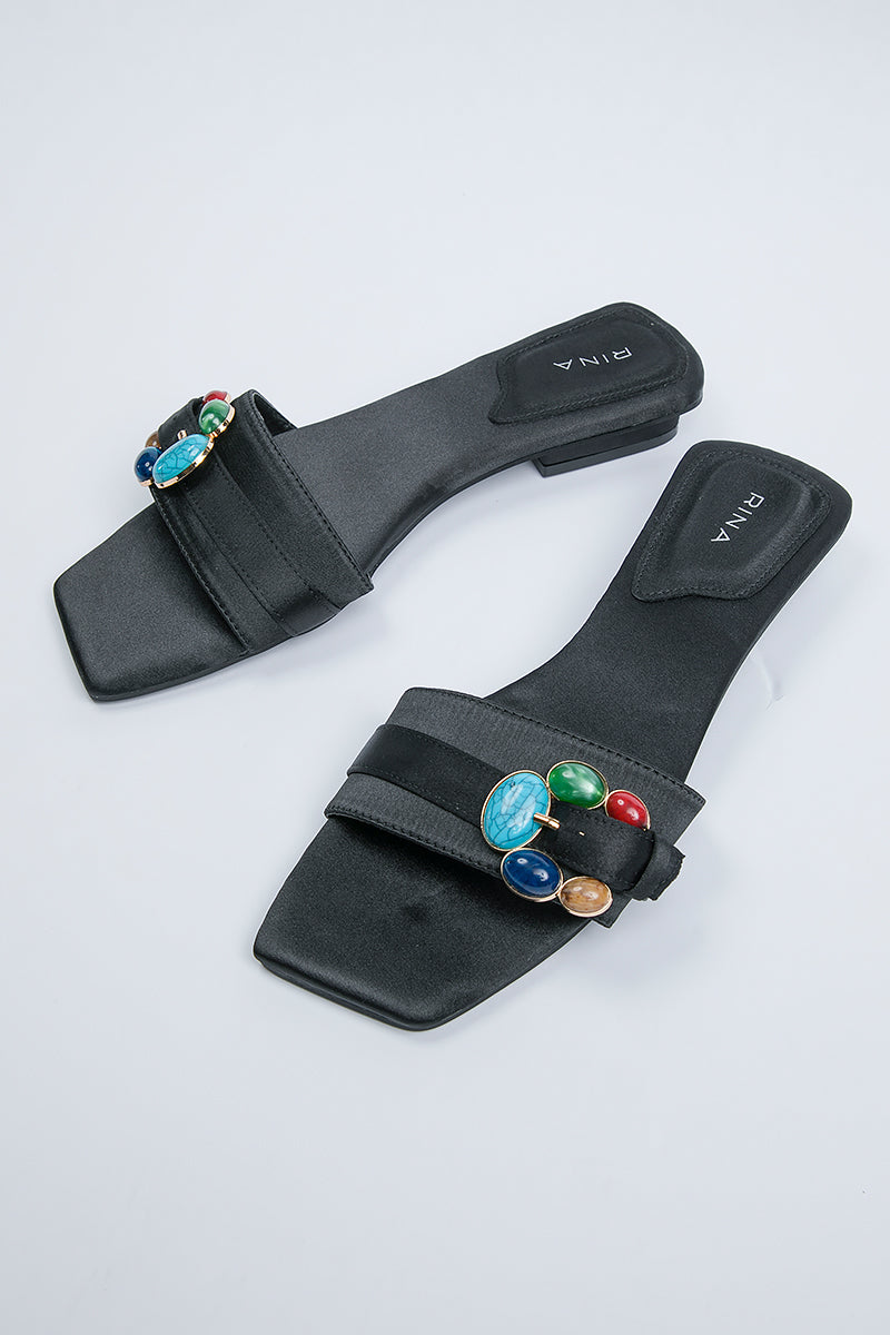 صندل مسطح مزين