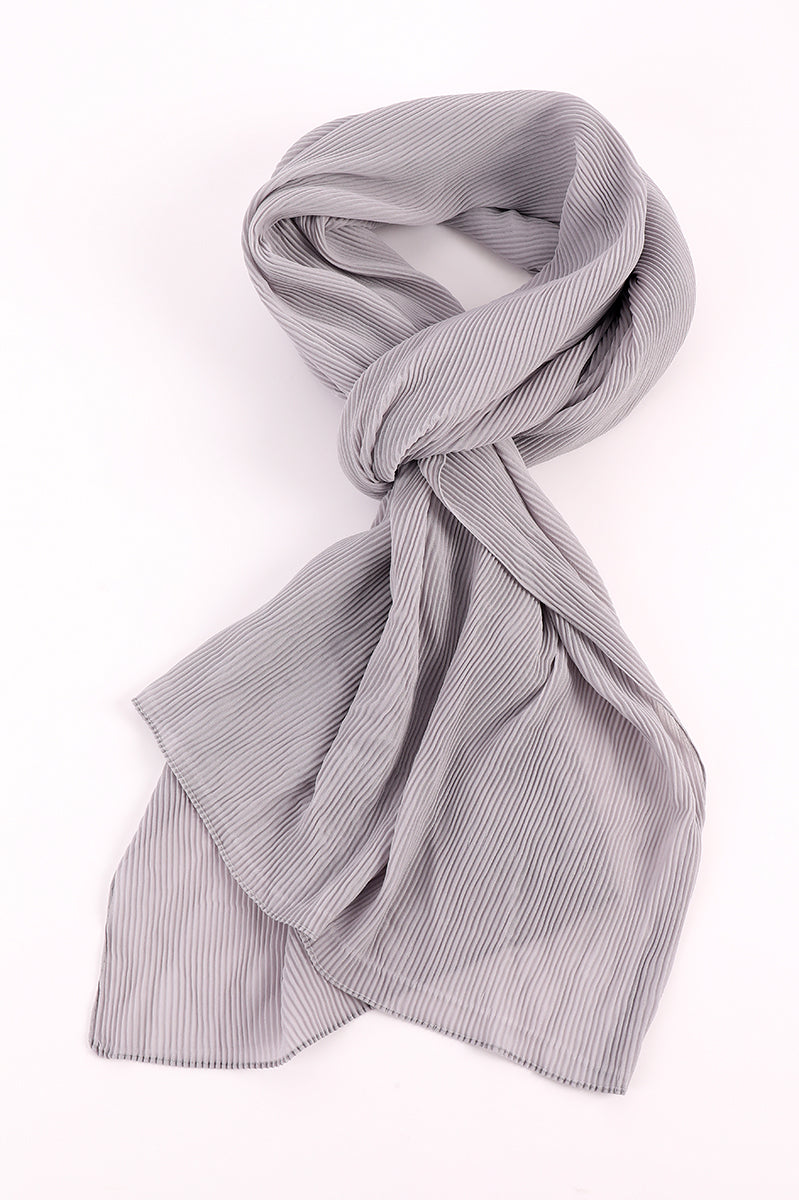 Pleated Lightweight Scarf