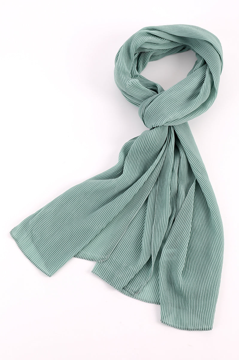 Pleated Lightweight Scarf