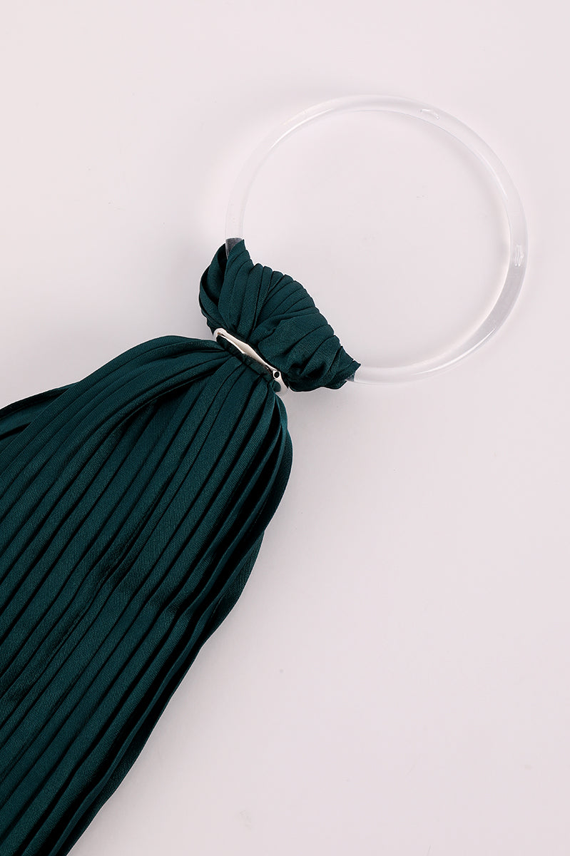 Pleated Lightweight Slim Scarf