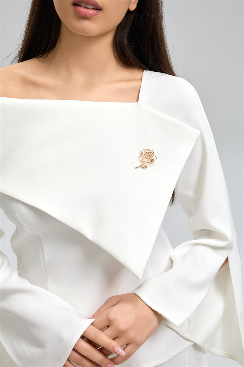 Women Cape Style Elegant Top