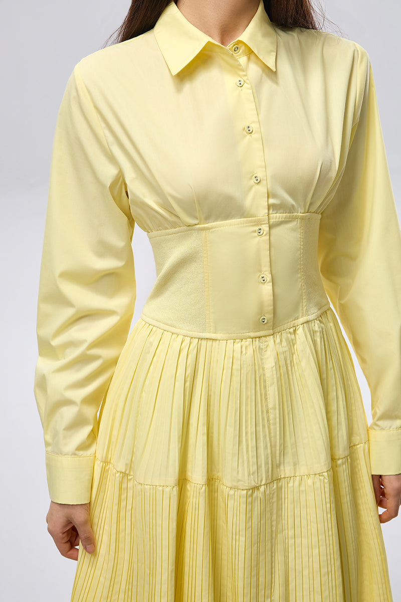 Corset Waist Maxi Dress