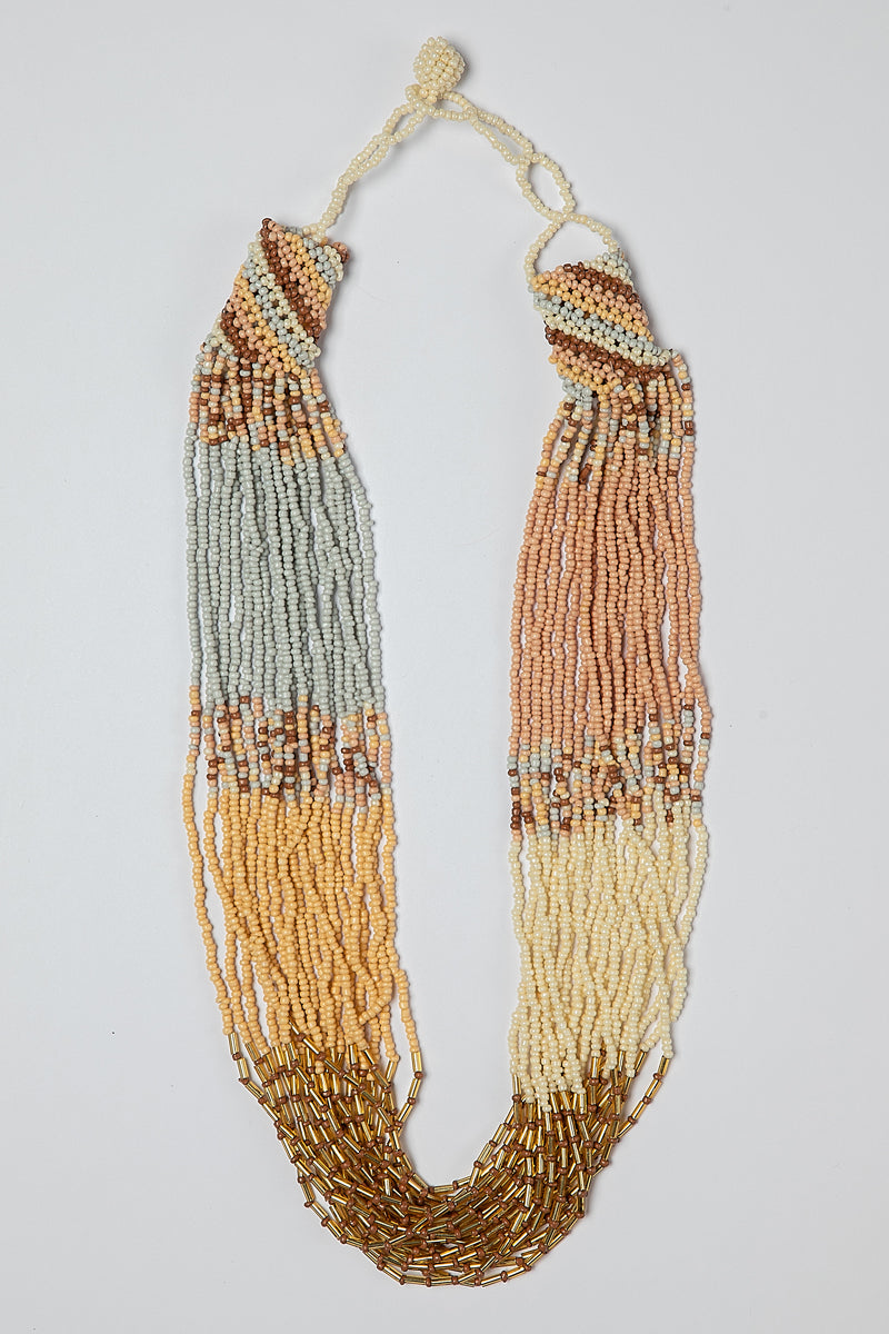 Multi Strand Beaded Necklace