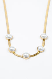 Necklace with Pearl Accents