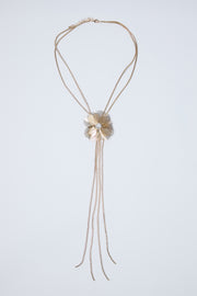 Floral Pendant Layered Necklace