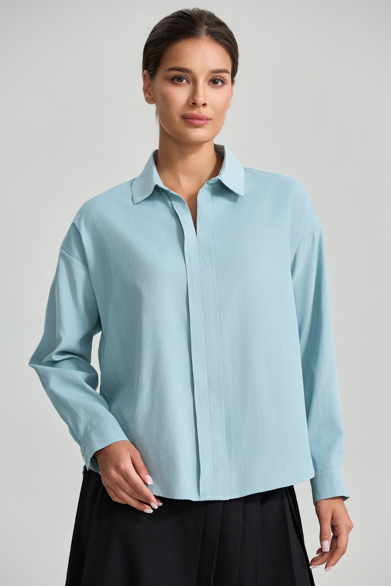 Long Sleeve Relaxed Fit Shirt