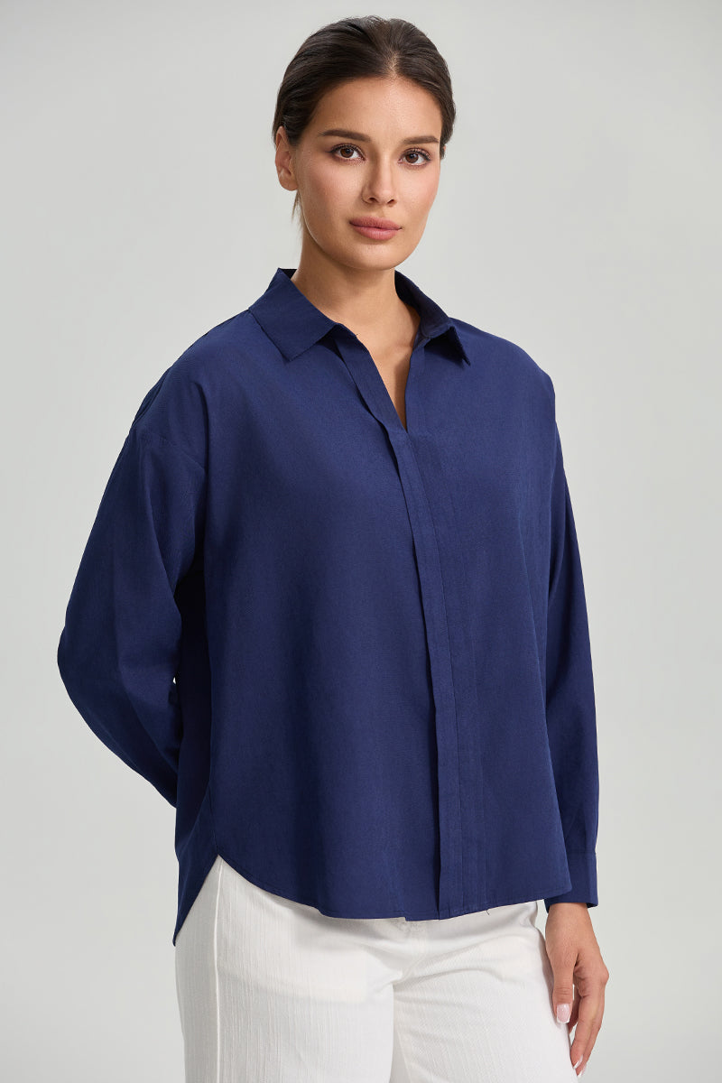 Long Sleeve Relaxed Fit Shirt