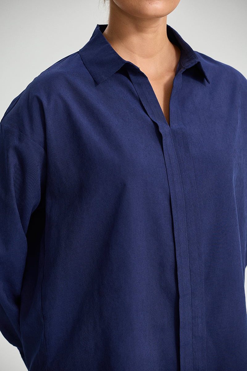 Long Sleeve Relaxed Fit Shirt