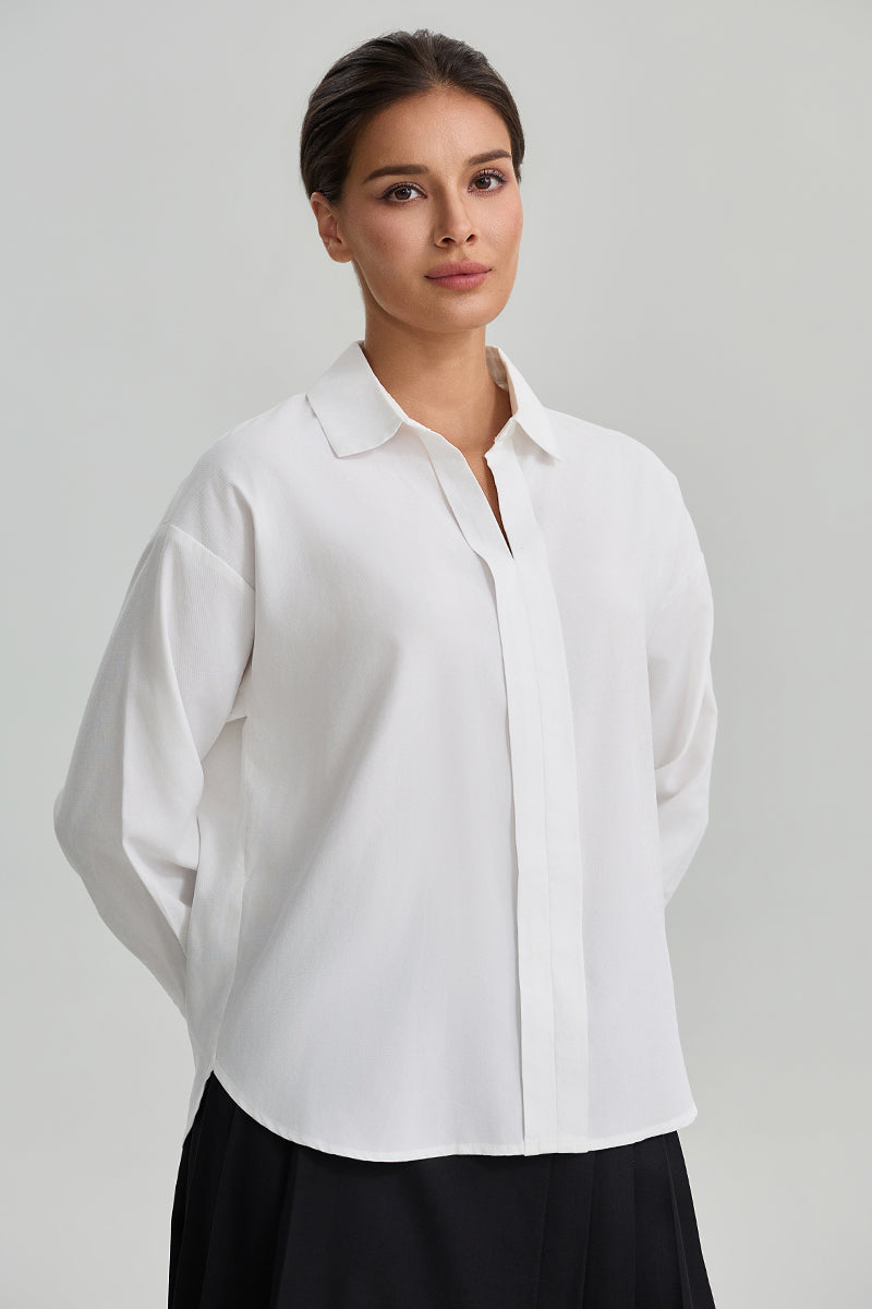 Long Sleeve Relaxed Fit Shirt