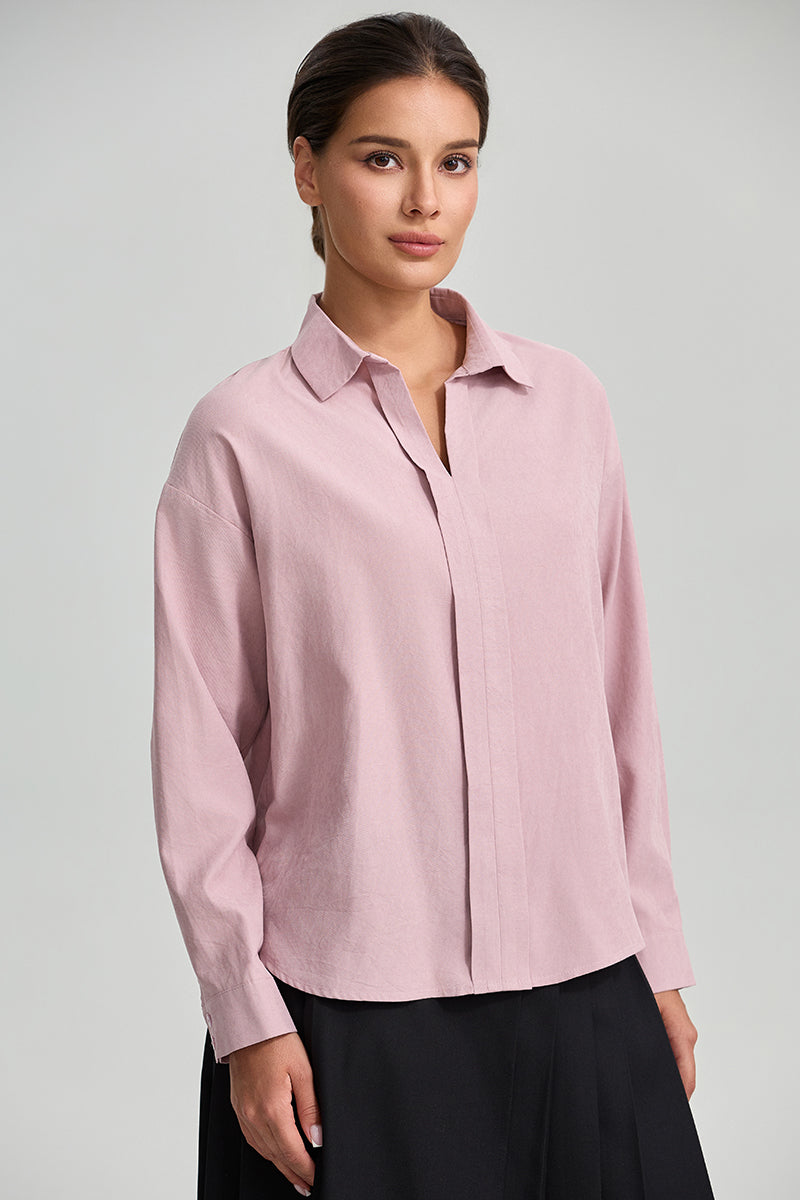 Long Sleeve Relaxed Fit Shirt
