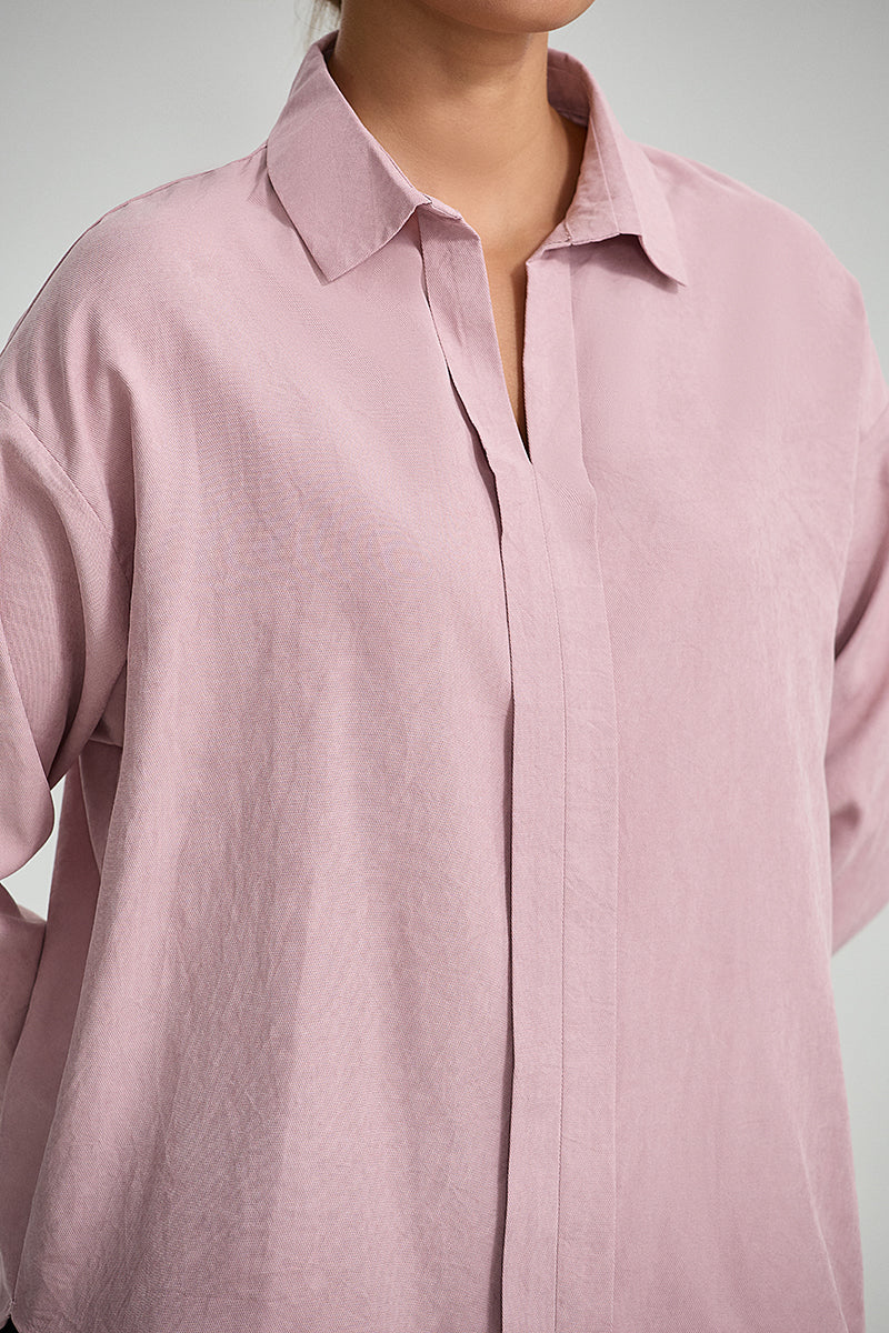 Long Sleeve Relaxed Fit Shirt