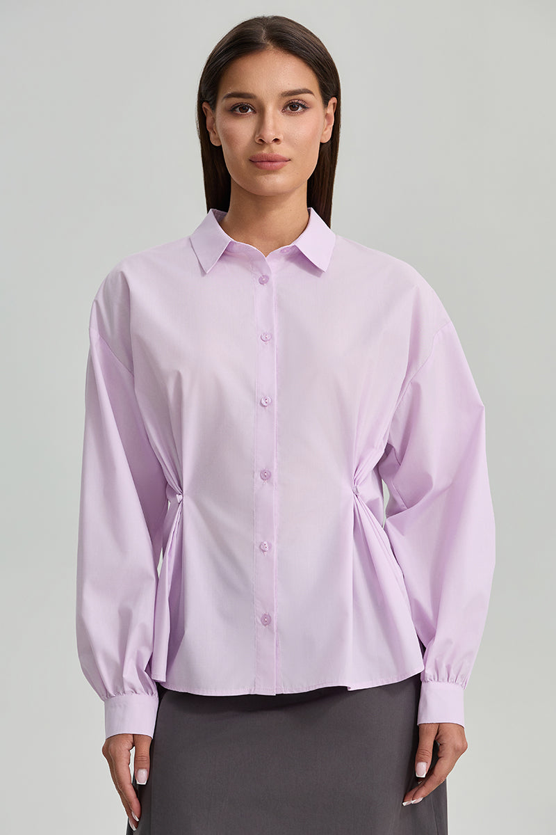 Side Detail Long Sleeve Shirt