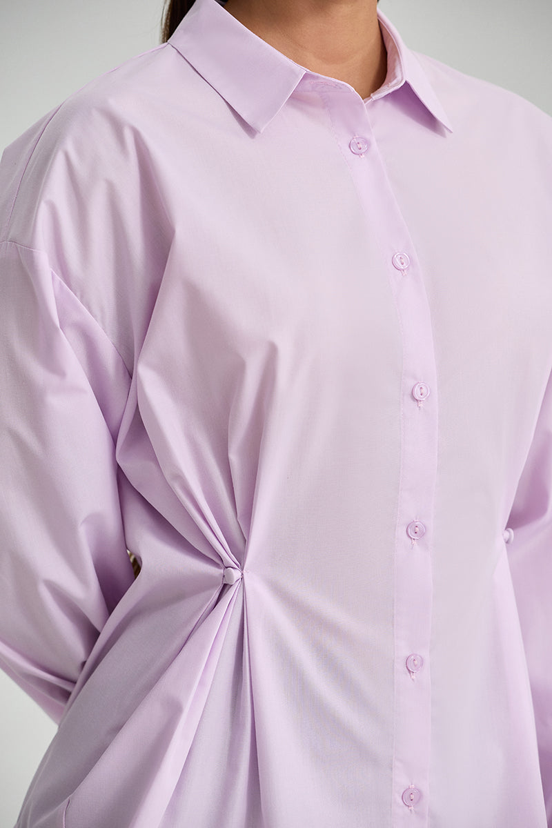 Side Detail Long Sleeve Shirt