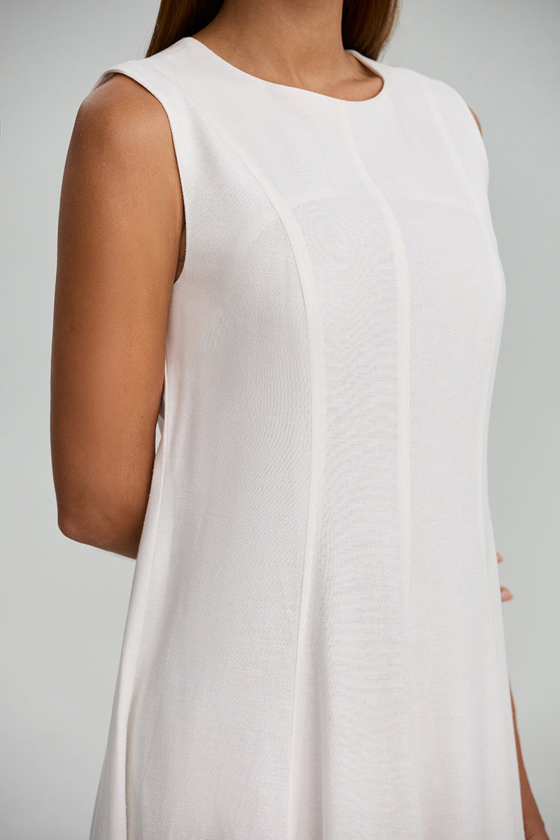 Sleeveless Fit And Flare Dress
