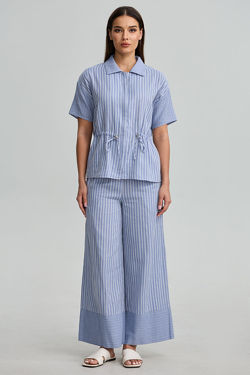 Striped Wide Leg Pants