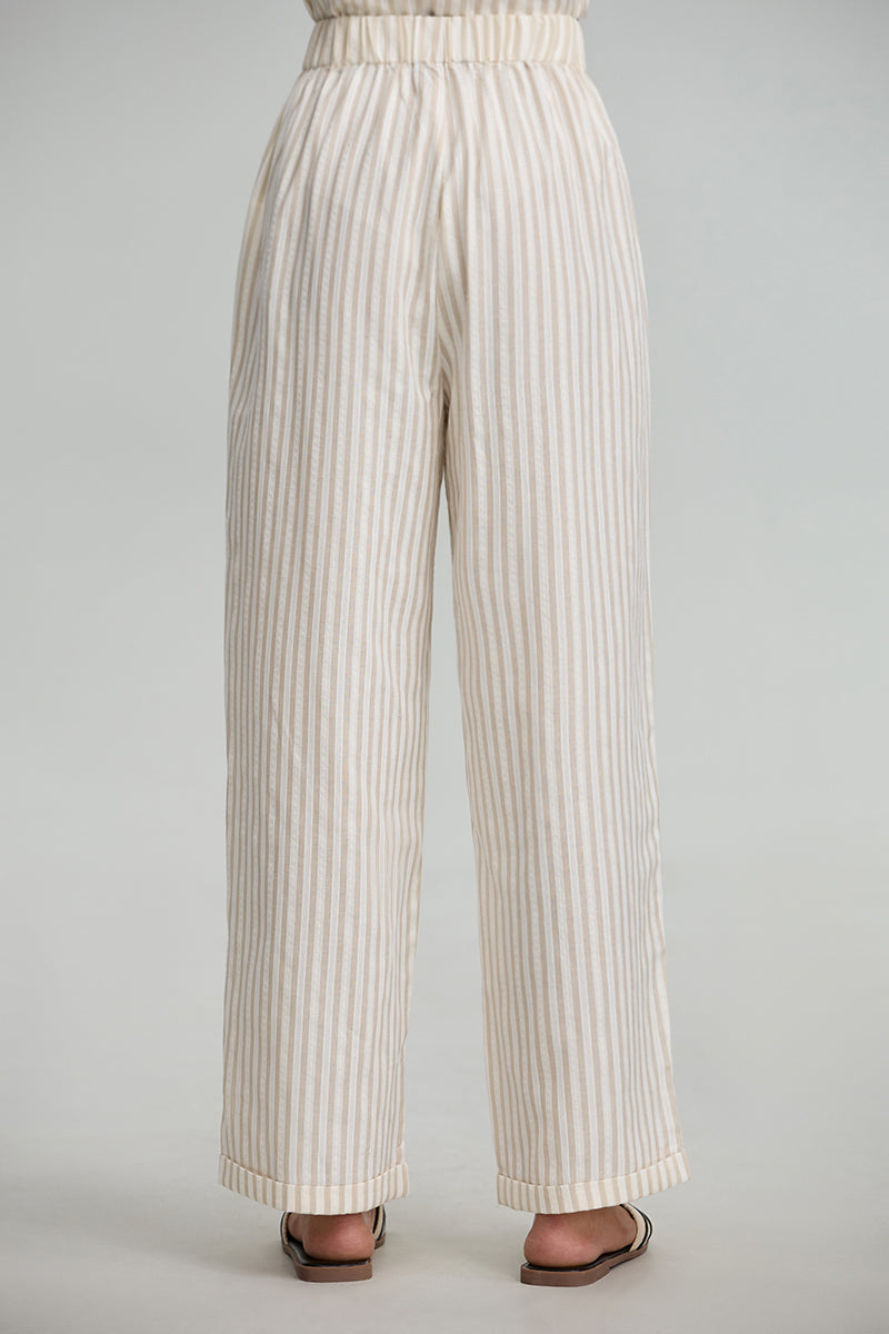 Striped Wide Leg Pants