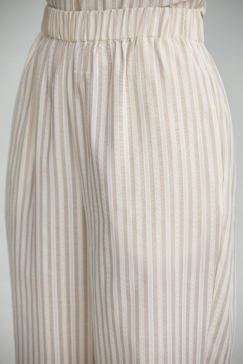 Striped Wide Leg Pants