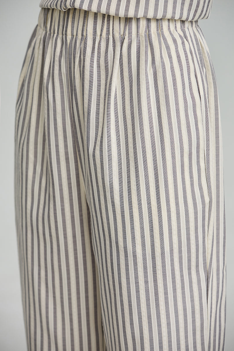 Striped Wide Leg Pants