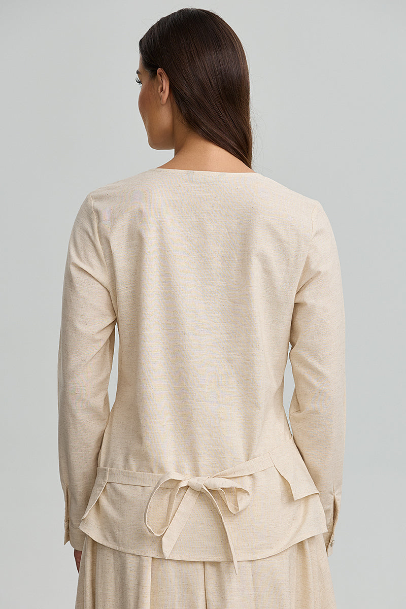 Wrap Front Blouse