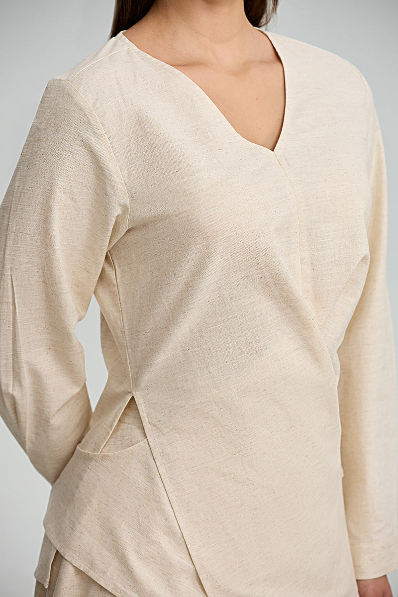 Wrap Front Blouse