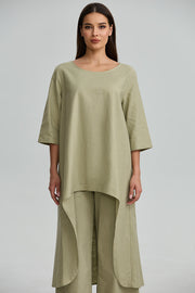 Longline Asymetric Blouse