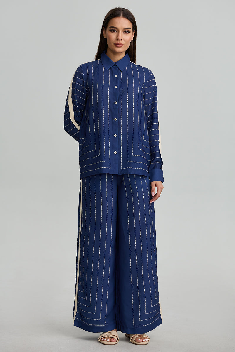 Striped Wide Leg Pants