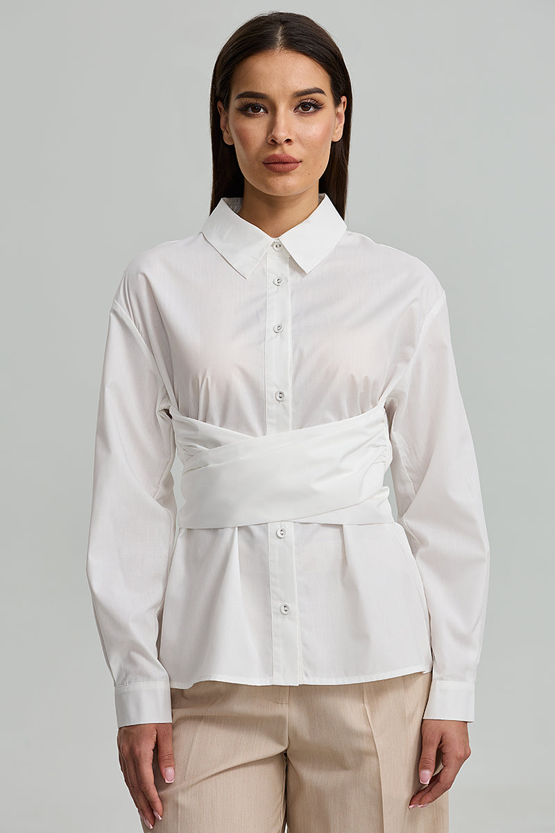 Shirt With Waist Belt