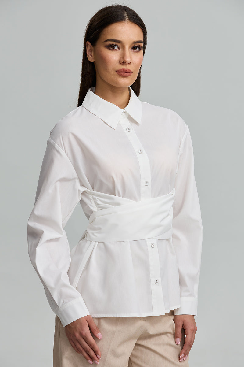 Shirt With Waist Belt