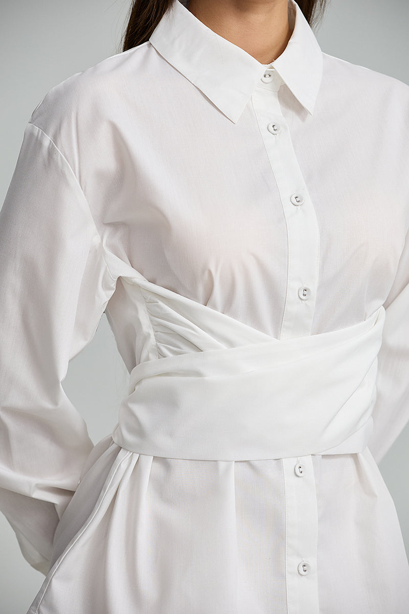 Shirt With Waist Belt