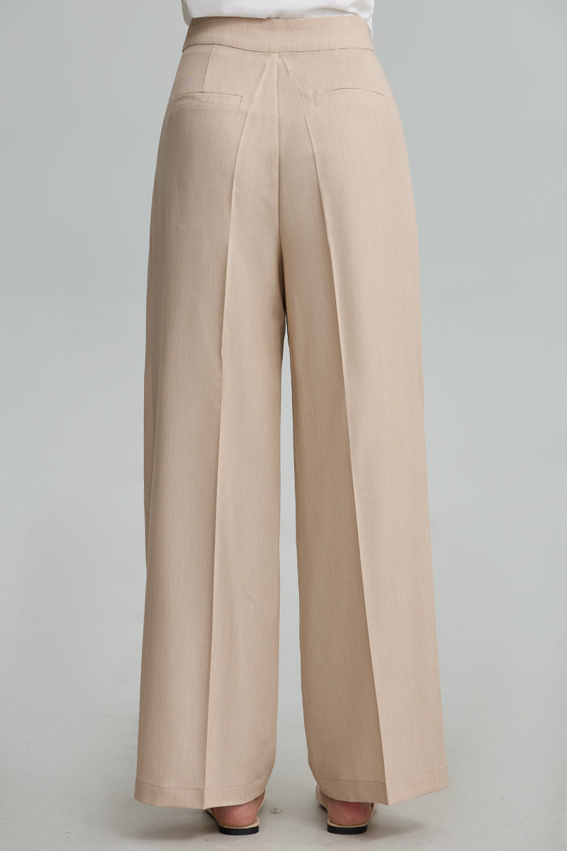 Wide Leg Pleated Pants