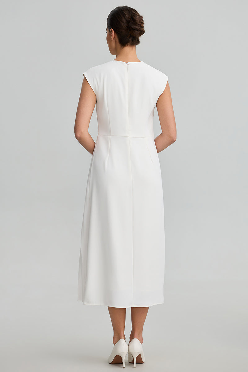 Sleeveless Pleated Dress