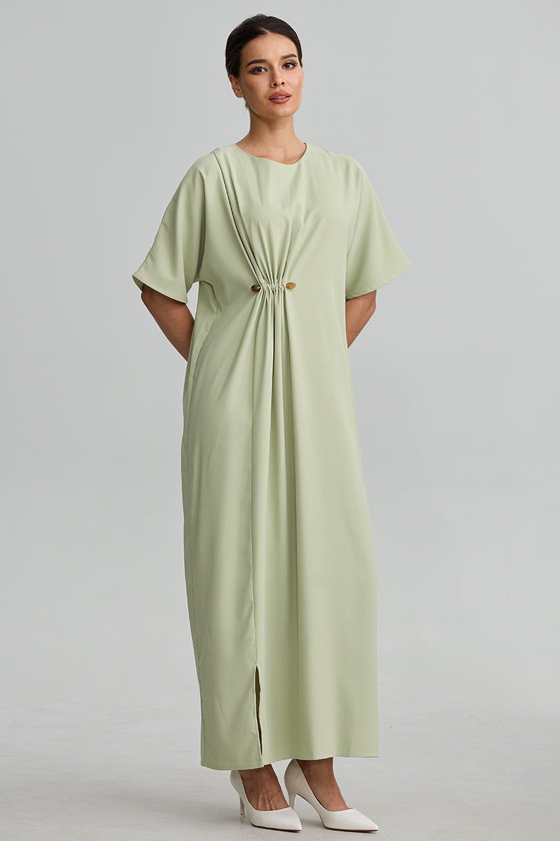 Dress With Side Gather Detail