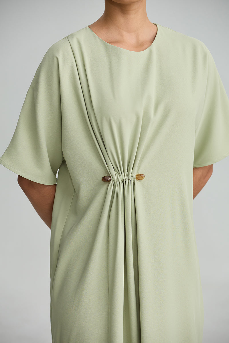 Dress With Side Gather Detail