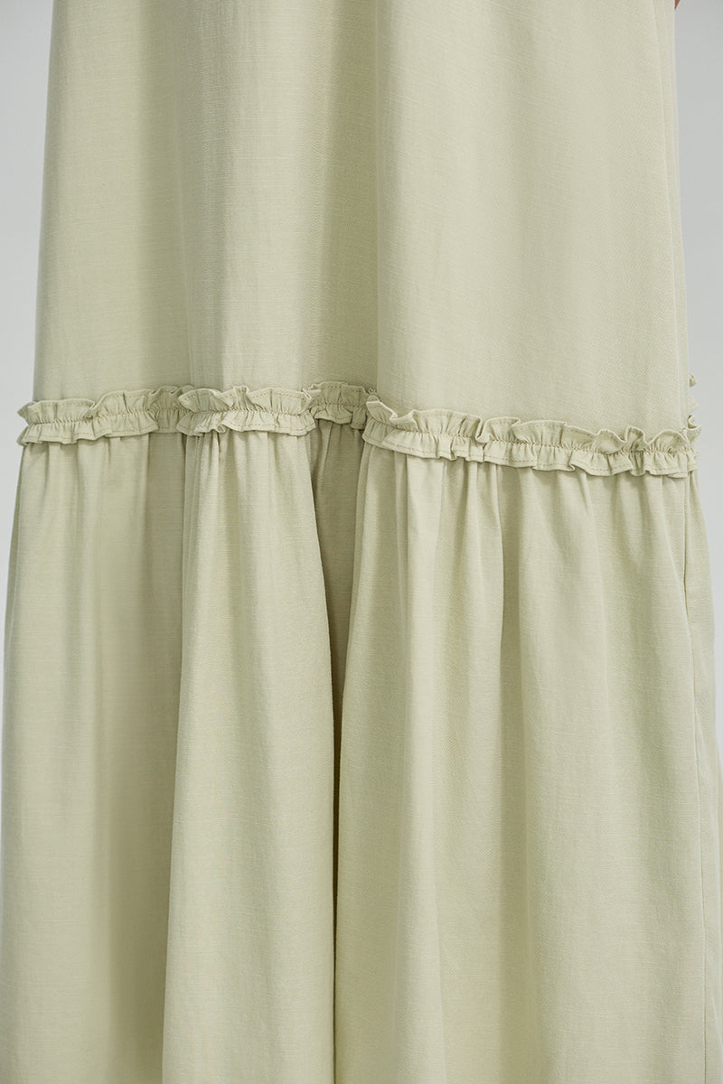 Ruffle Short Sleeve Dress