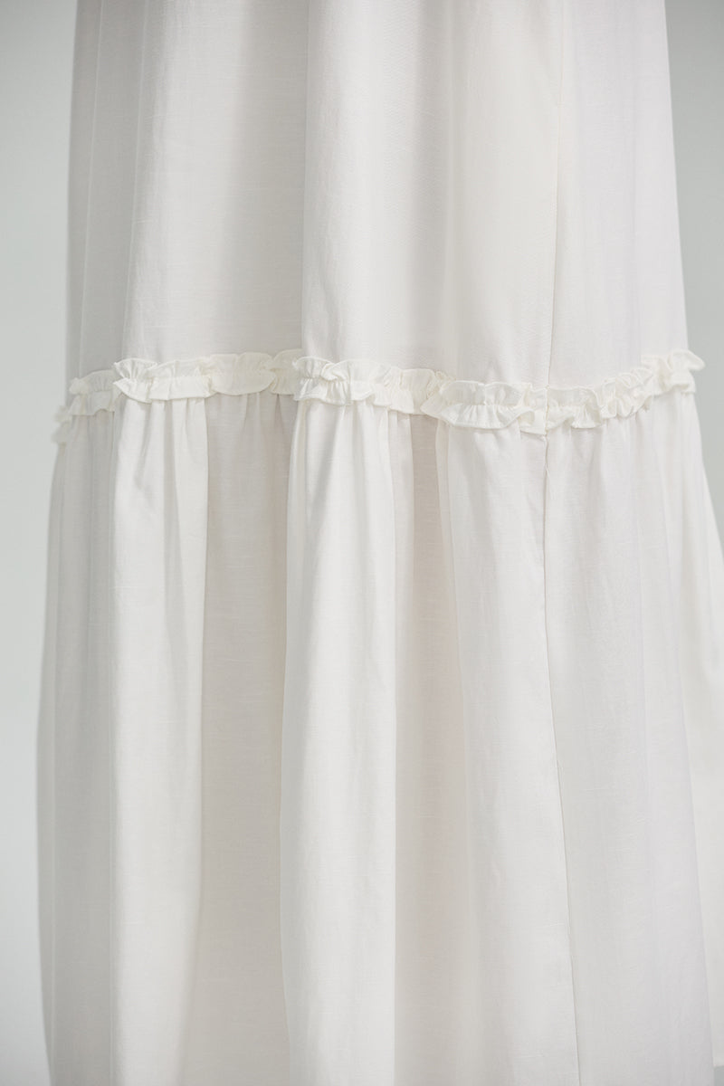 Ruffle Short Sleeve Dress