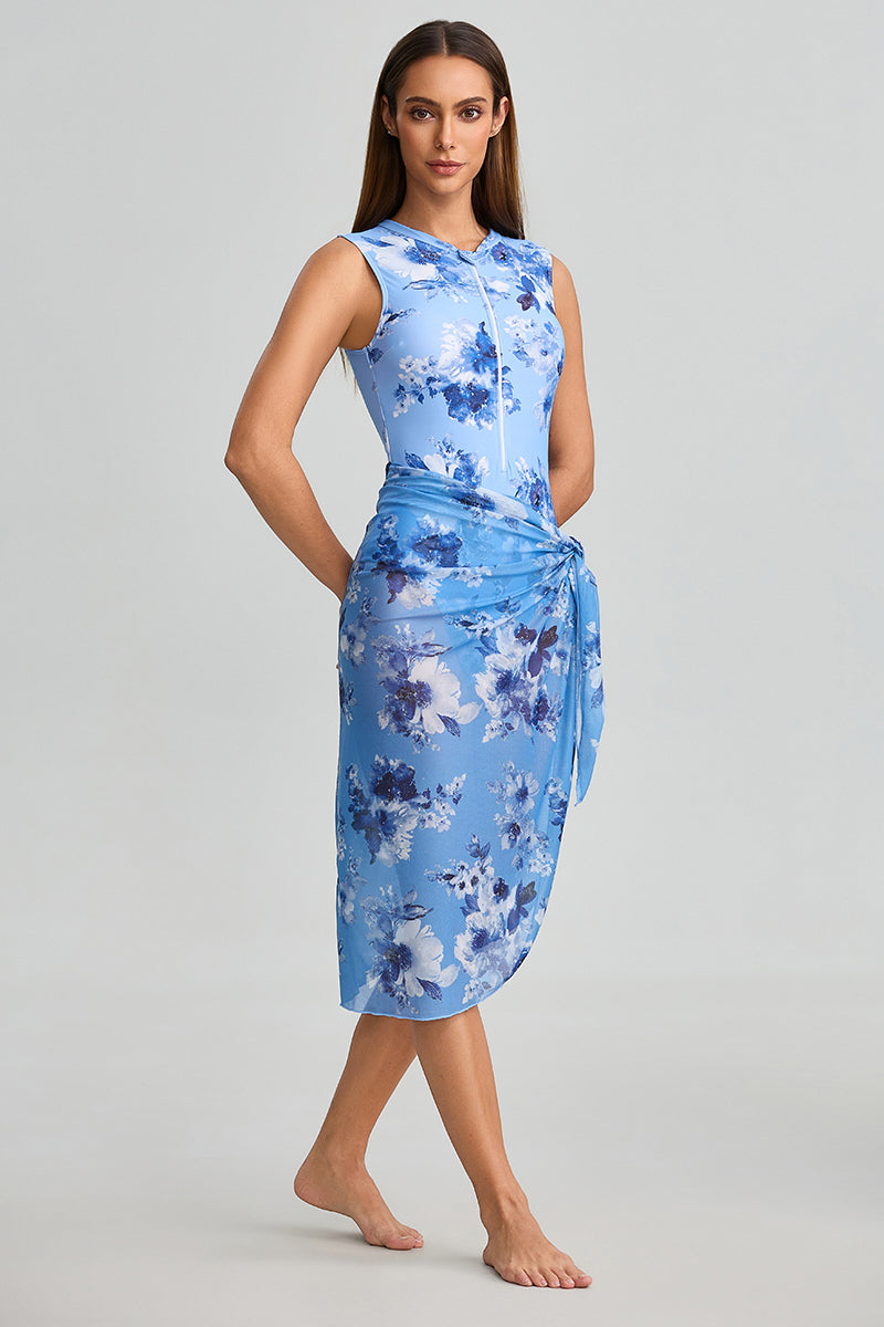 Swimsuit With Wrap Skirt