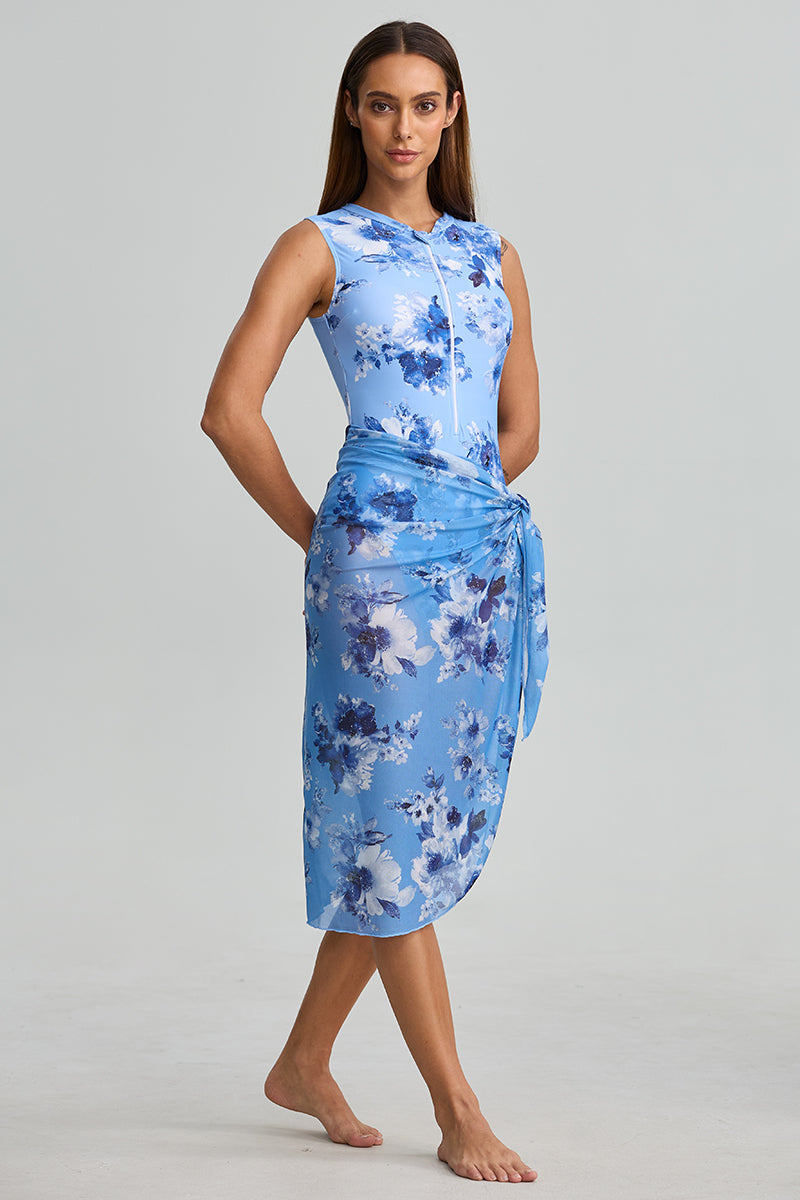 Swimsuit With Wrap Skirt
